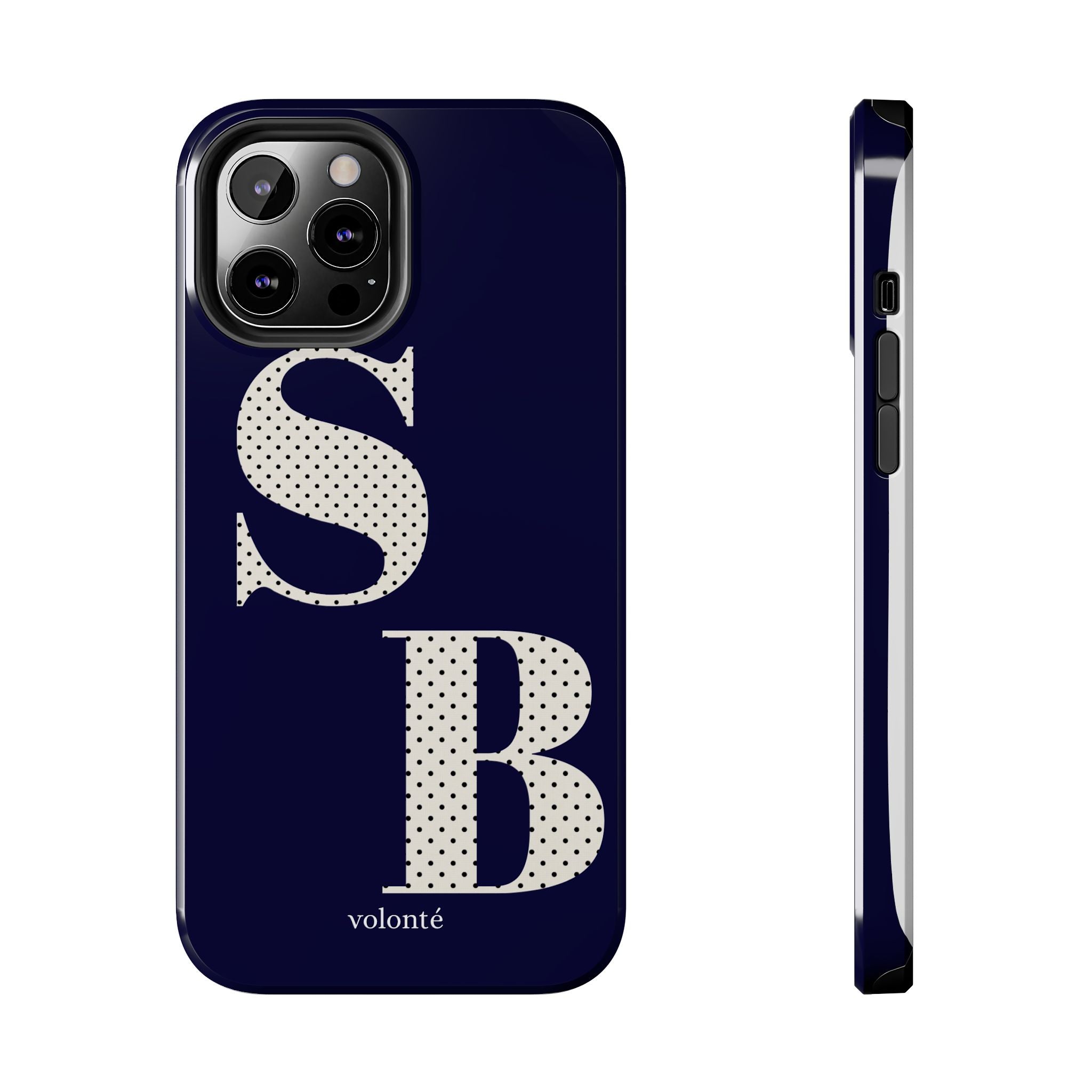 customizable initial case ( navy) *email desired initial request*