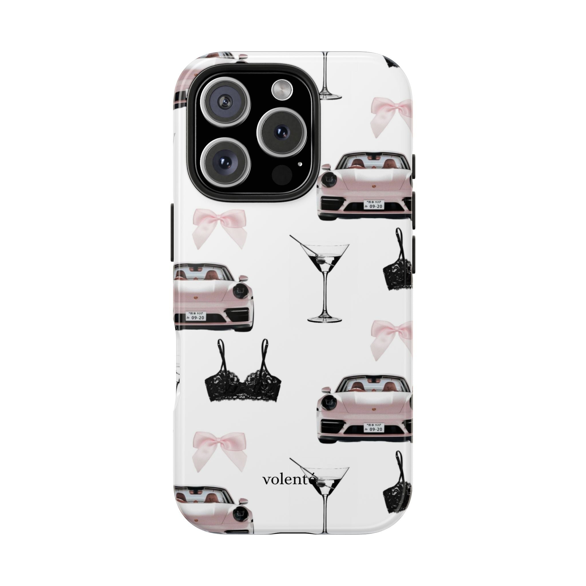 pink porsche case