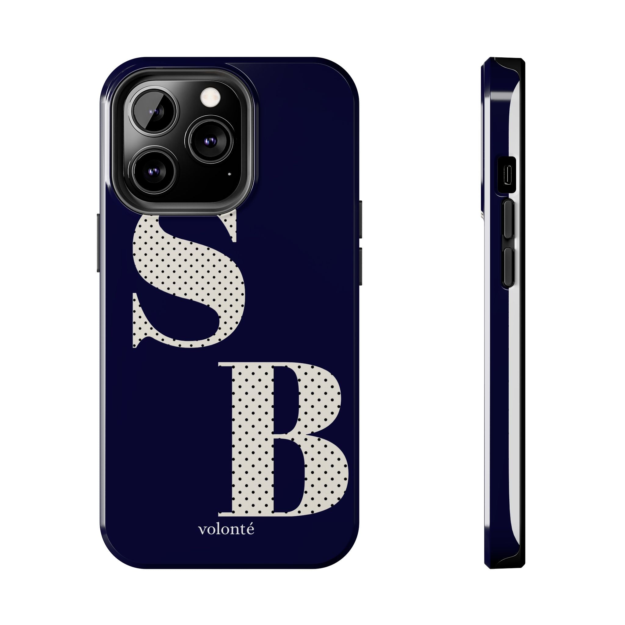 customizable initial case ( navy) *email desired initial request*