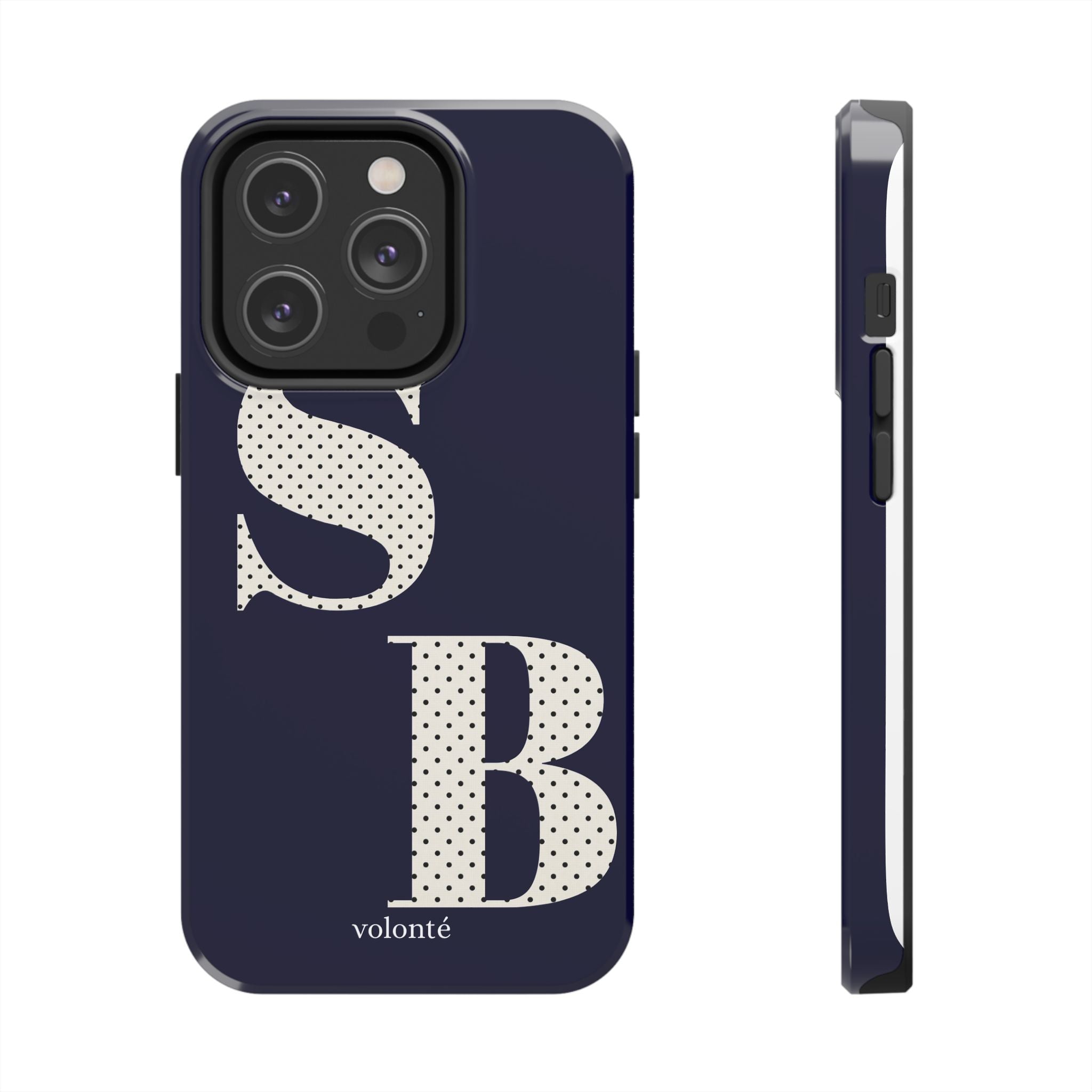 customizable initial case ( navy) *email desired initial request*